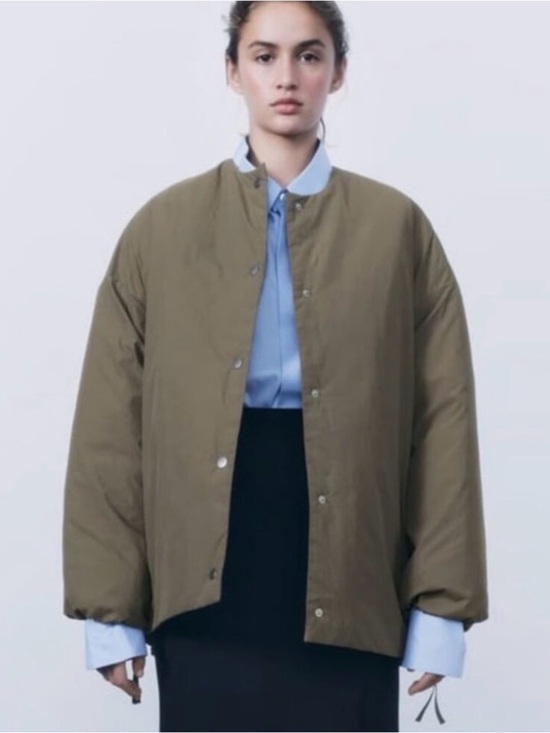 Zara Jackets & Blazers - ZARA • Puffer Water Repellent Anorak ZW Collection Jacket Coat Sz M NWT